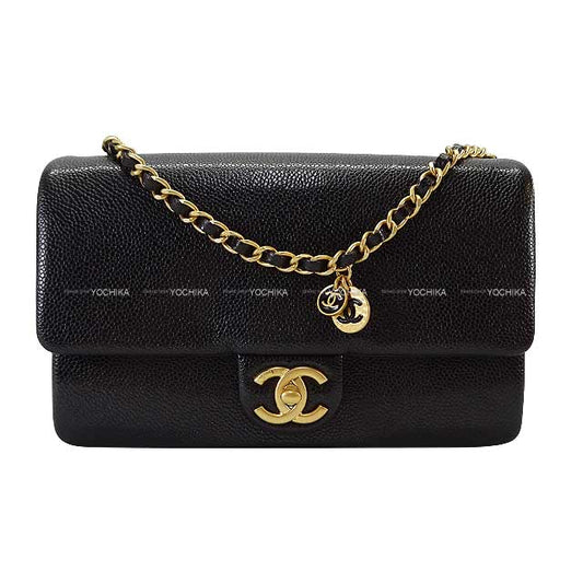 2024‐2025AW CHANEL Shoulder bag Small Flap Simple Coco Mark Charm Noir (Black)/Bordeaux Graind Shiny Calfskin Antique Gold HW AS5186[BRAND NEW][Authentic]