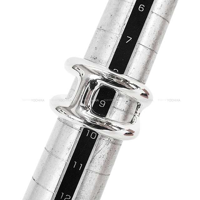 HERMES ring Osmoz PM #49 Silver925 (SV925 Ag925) #49[EXCELLENT][Authentic]