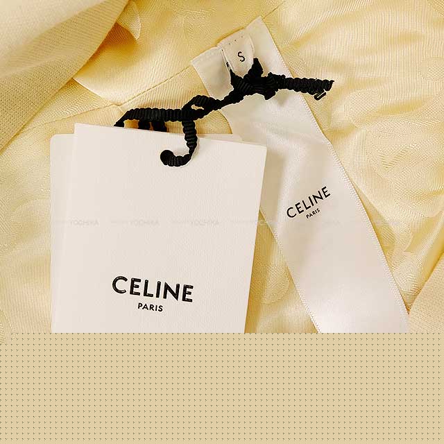 CELINE Tops Ladies Sleeveless Overturned Collar Cream Wool 75PY2X37012CR[BRAND NEW][Authentic]