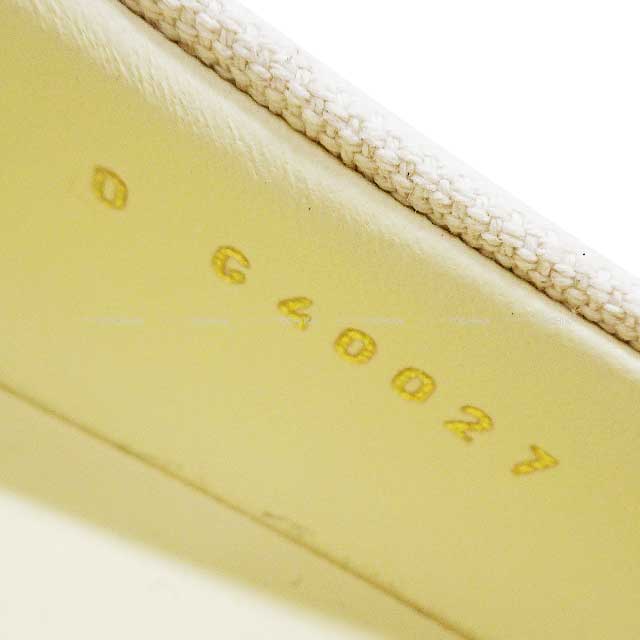 2023 SS CHANEL Moccasins Coco Mark Rhinestone Matelasse Ivory Corduroy 38 Champagne Gold HW G40027[EXCELLENT][Authentic]