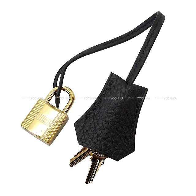 HERMES Shoulder bag Kelly25 Retourne Noir (Black) Veau Togo Champagne Gold HW Stamp W[BRAND NEW][Authentic]