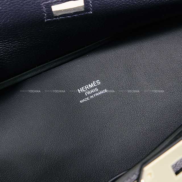 HERMES Shoulder bag Jypsiere Mini Caban Evercolor Silver HW Stamp W[BRAND NEW][Authentic]