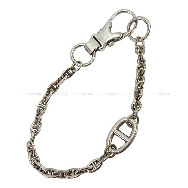 [Pre-loved] HERMES Wallet chain Vintage Pere et Mere Key ring crescendo chaine d'ancre Silver800[USED AB][Authentic]