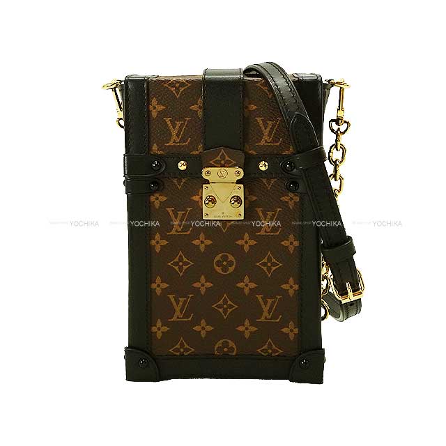 [Pre-loved] LOUIS VUITTON Shoulder bag Pochette Trunk  Vertical Monogram Canvas Gold HW G63913[LIKE NEW][Authentic]