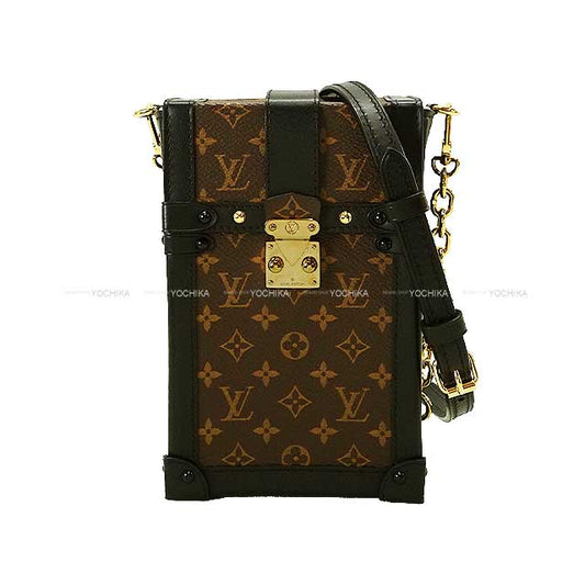 [Pre-loved] LOUIS VUITTON Shoulder bag Pochette Trunk  Vertical Monogram Canvas Gold HW G63913[LIKE NEW][Authentic]