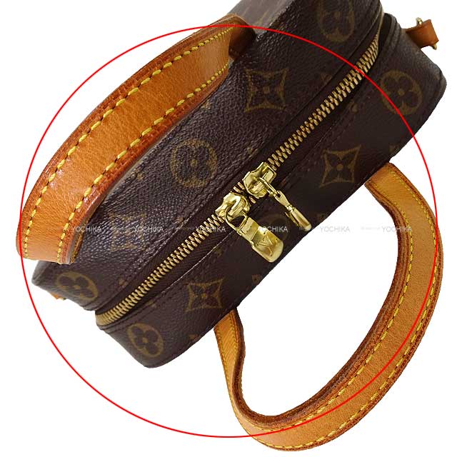 [Pre-loved] LOUIS VUITTON Handbag 2Way Shoulder Spontini Brown Monogram Canvas Gold HW M47500[USED SA][Authentic]