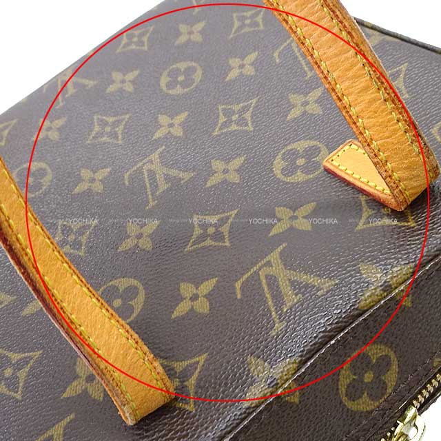 [Pre-loved] LOUIS VUITTON Handbag 2Way Shoulder Spontini Brown Monogram Canvas Gold HW M47500[USED SA][Authentic]