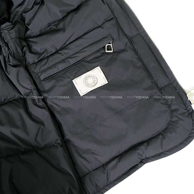 [Pre-loved] HERMES Down jacket Piumino Noir (Black) Nyron/Polyurethane M[LIKE NEW][Authentic]