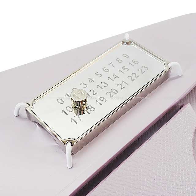 Maison Margiela Shoulder bag Snatched Small Chain wisteria light  purple Calf Silver HW S56WF0159[EXCELLENT][Authentic]