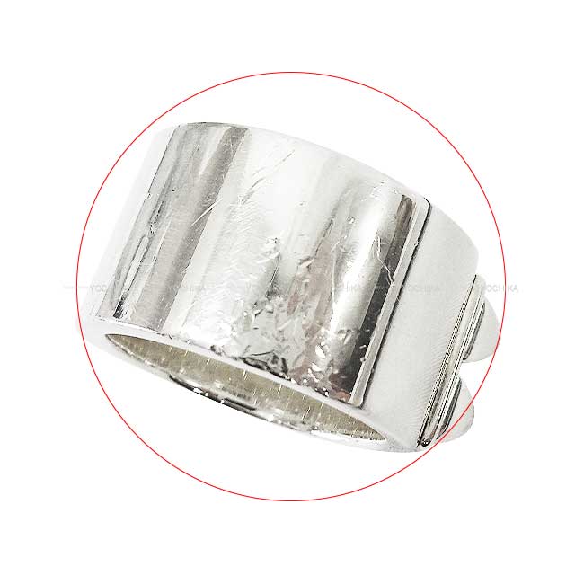 [Pre-loved] HERMES ring COLLIER DE CHIEN GM Silver925 52[USED SA][Authentic]