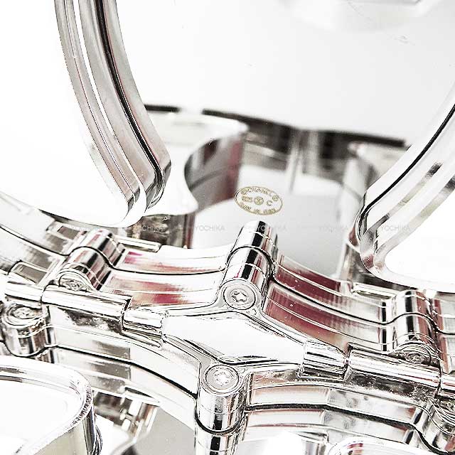 2025 Cruise line CHANEL Shoulder bag Long necklace Coco mark metal chain Blanc (White) Metal/Calf Silver HW ABE814[BRAND NEW][Authentic]