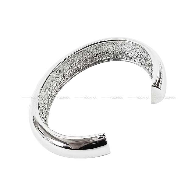 2025 Cruise CHANEL bangle Logos Blanc (White) S Silver HW ABE882[BRAND NEW][Authentic]