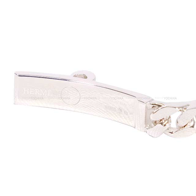 HERMES bracelet KELLY GOURMETTE TPM Silver925[EXCELLENT][Authentic]