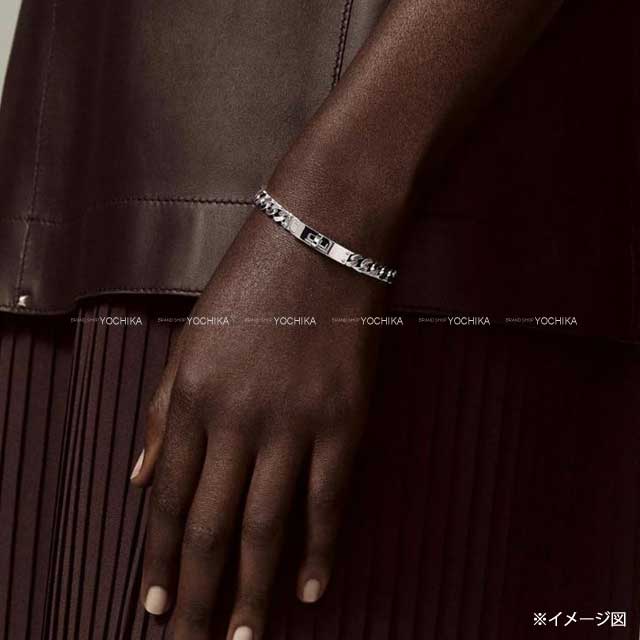 HERMES bracelet KELLY GOURMETTE TPM Silver925[EXCELLENT][Authentic]
