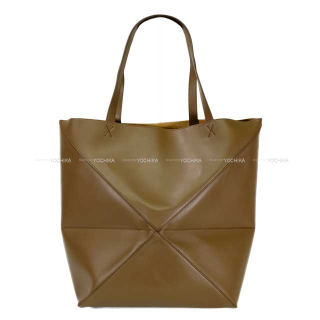 LOEWE tote bag Puzzle Fold XL amber shiny calf B933Q18X01[EXCELLENT][Authentic]