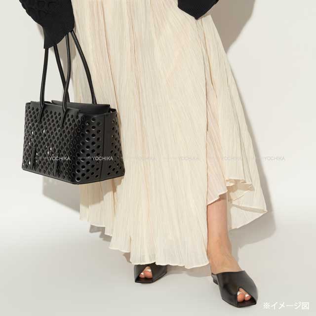 ALAIA Mules Leather Spike Noir (Black) Calf #38 AA3M088CK122[BRAND NEW][Authentic]