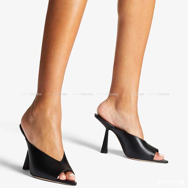 JIMMY CHOO pumps Pointed Toe Heels Maryanne #37.5 Noir (Black) Calf #37.5[BRAND NEW][Authentic]