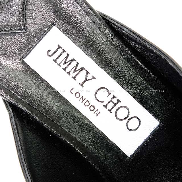 JIMMY CHOO pumps Pointed Toe Heels Maryanne #37.5 Noir (Black) Calf #37.5[BRAND NEW][Authentic]