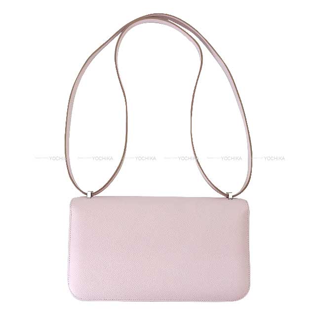 HERMES Shoulder bag Constance Elan Miroir Mauve Pale Veau Epsom Silver HW Stamp W[BRAND NEW][Authentic]