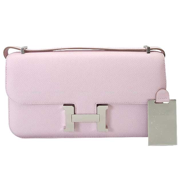 HERMES Shoulder bag Constance Elan Miroir Mauve Pale Veau Epsom Silver HW Stamp W[BRAND NEW][Authentic]