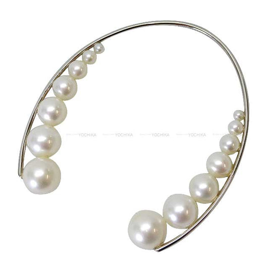 [Pre-loved] TASAKI bangle Shell Collection Pearl M BLC-0640[LIKE NEW][Authentic]