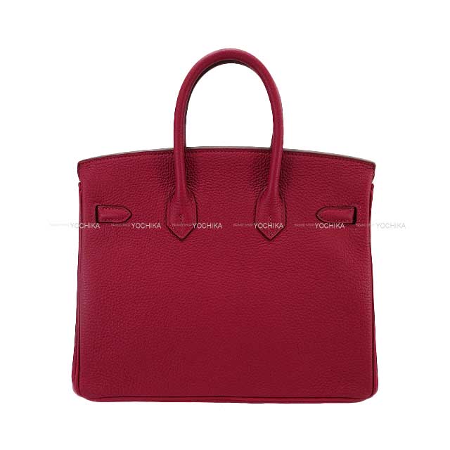 HERMES Handbag Birkin25 Rouge Grenade Veau Togo Gold HW Stamp T[ALMOST NEW][Authentic]