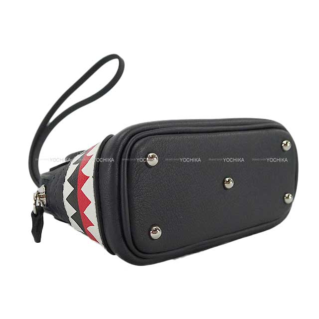 HERMES bag charm Bolide Shark Caban Evercolor Silver HW Stamp K[BRAND NEW][Authentic]