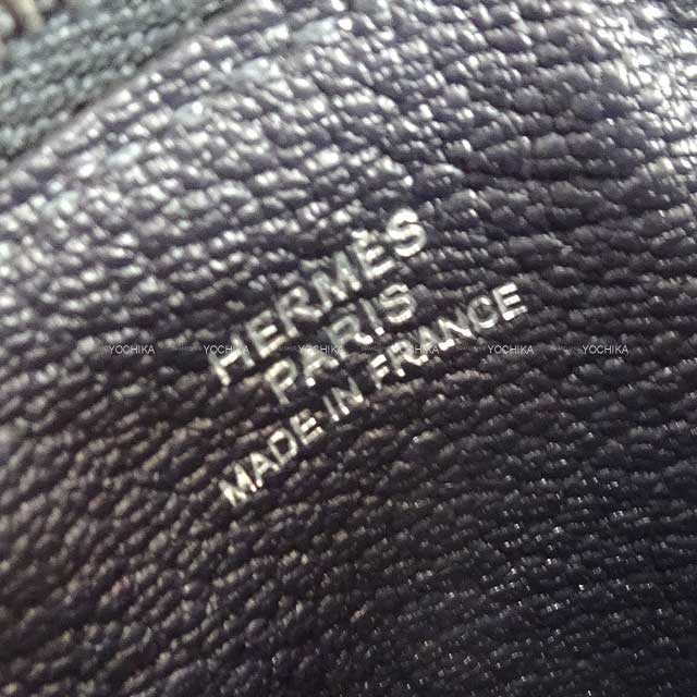 HERMES bag charm Bolide Shark Caban Evercolor Silver HW Stamp K[BRAND NEW][Authentic]