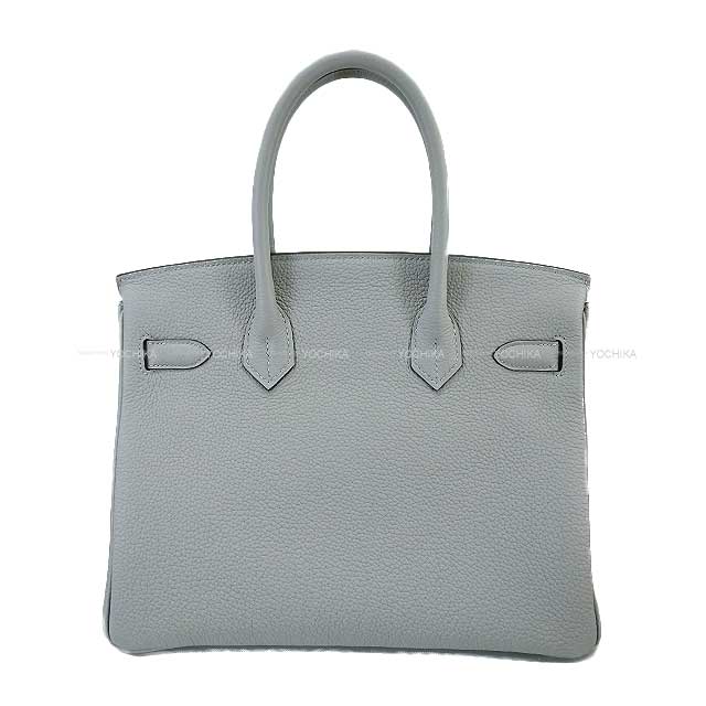 HERMES Handbag Birkin30 Bleu Glacier Veau Togo Gold HW Stamp W[BRAND NEW][Authentic]