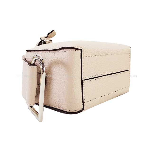 2024SS Delvaux Shoulder bag Cool Box Nano Sesame ivory Taurillon Soft Silver HW AA0669AQY085YPA[EXCELLENT][Authentic]