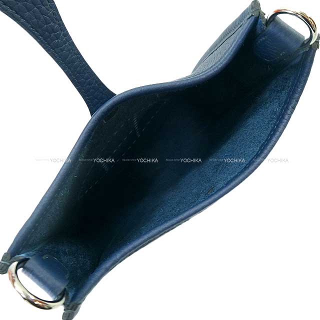 HERMES Shoulder bag Evelyne 16 TPM Sangles Cordage Bleu de Prusse/Mauve Pale/Bleu Azur Taurillon Clemence Silver HW Stamp W[BRAND NEW][Authentic]