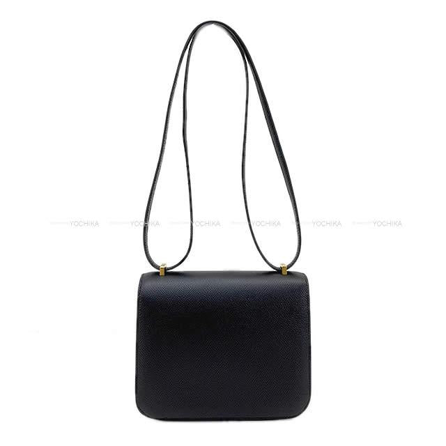 HERMES Shoulder bag Constance 3 18 Miroir Noir (Black) Veau Epsom Gold HW Stamp W[BRAND NEW][Authentic]