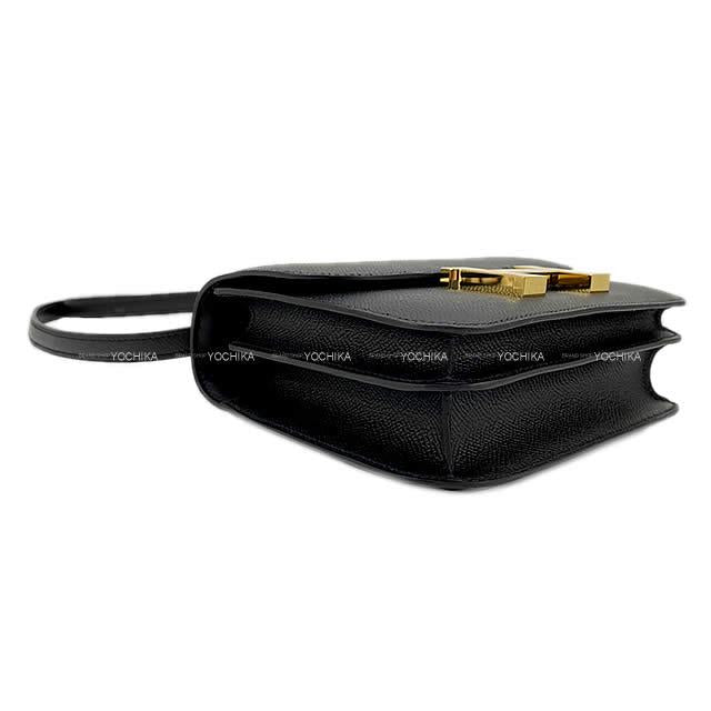 HERMES Shoulder bag Constance 3 18 Miroir Noir (Black) Veau Epsom Gold HW Stamp W[BRAND NEW][Authentic]