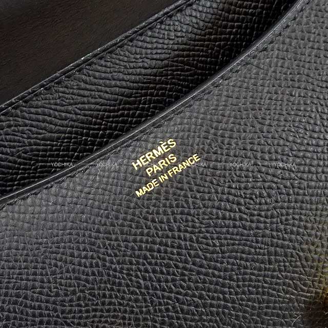 HERMES Shoulder bag Constance 3 18 Miroir Noir (Black) Veau Epsom Gold HW Stamp W[BRAND NEW][Authentic]