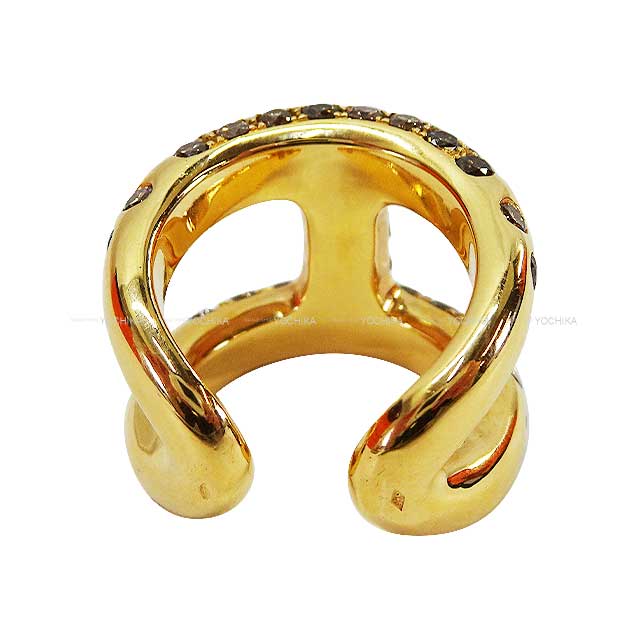 [Pre-loved] HERMES ring Osmose K18YG / Diamond #48[LIKE NEW][Authentic]