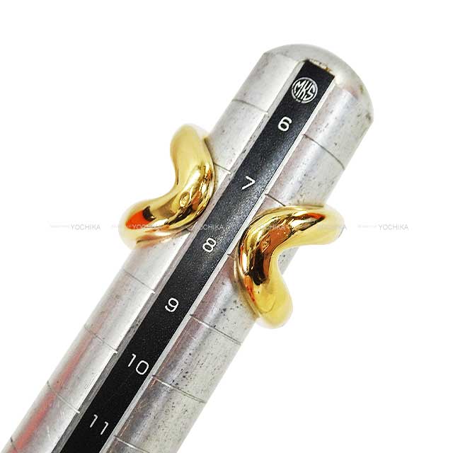 [Pre-loved] HERMES ring Osmose K18YG / Diamond #48[LIKE NEW][Authentic]