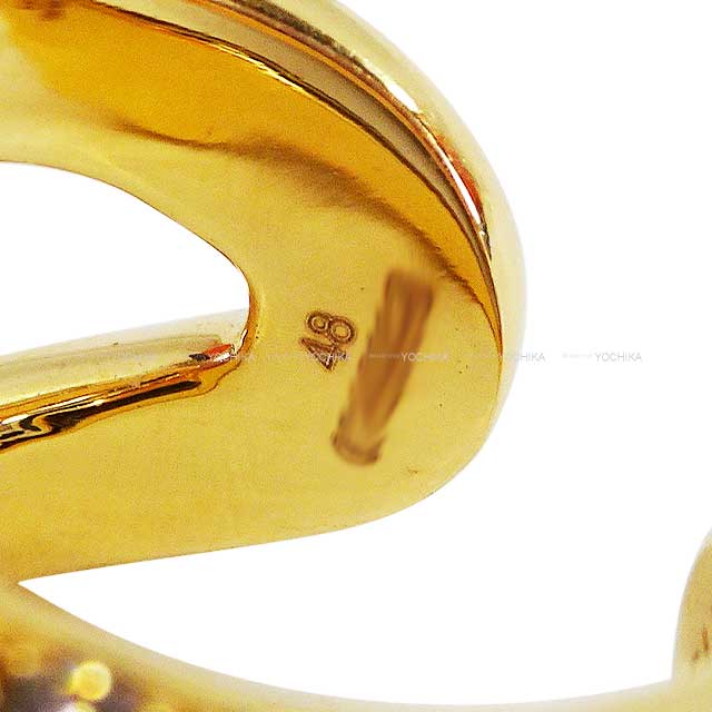 [Pre-loved] HERMES ring Osmose K18YG / Diamond #48[LIKE NEW][Authentic]
