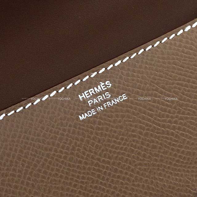 HERMES Shoulder bag Constance Elan Miroir Etoupe Veau Epsom Silver HW Stamp W[BRAND NEW][Authentic]