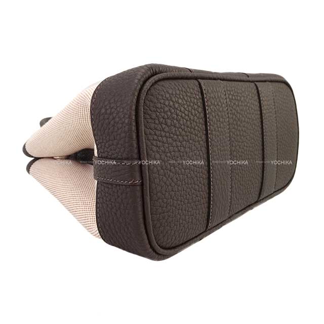 HERMES Handbag Neo Garden Party 23 Ebene Toile H Viking/Veau Negonda Silver HW Stamp K[BRAND NEW][Authentic]