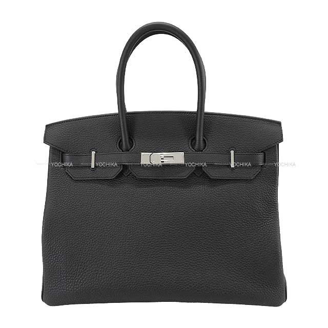 [Pre-loved] HERMES Handbag Birkin35 Noir (Black) Veau Togo Silver HW Stamp B[LIKE NEW][Authentic]