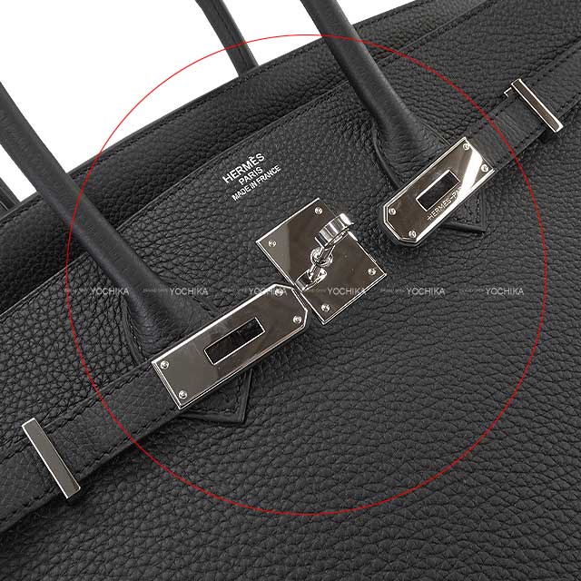 [Pre-loved] HERMES Handbag Birkin35 Noir (Black) Veau Togo Silver HW Stamp B[LIKE NEW][Authentic]