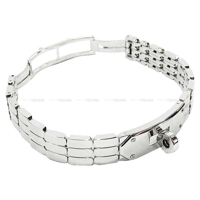 HERMES Watches Kelly watch with Clochette with Diagram Stainless steel/Box Calf Silver HW KE4.130[BRAND NEW][Authentic]