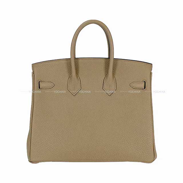 [Pre-loved] HERMES Handbag Birkin25 Beige Marfa Veau Togo Silver HW Stamp B[LIKE NEW][Authentic]