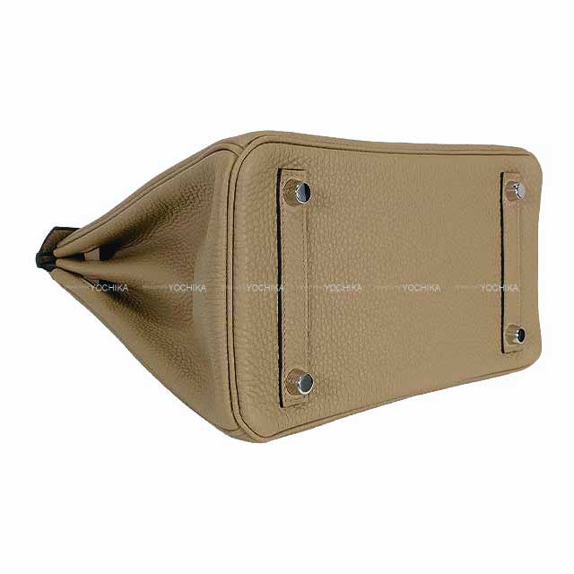 [Pre-loved] HERMES Handbag Birkin25 Beige Marfa Veau Togo Silver HW Stamp B[LIKE NEW][Authentic]