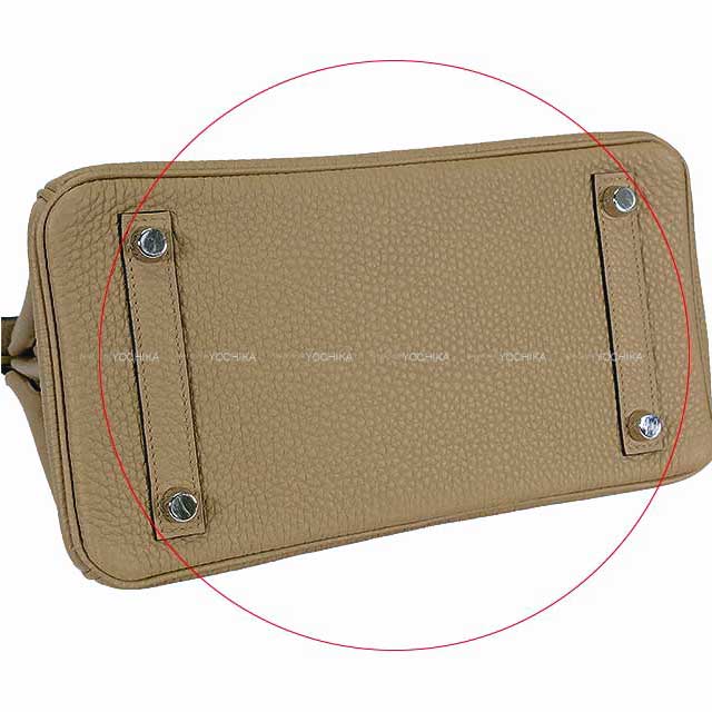 [Pre-loved] HERMES Handbag Birkin25 Beige Marfa Veau Togo Silver HW Stamp B[LIKE NEW][Authentic]