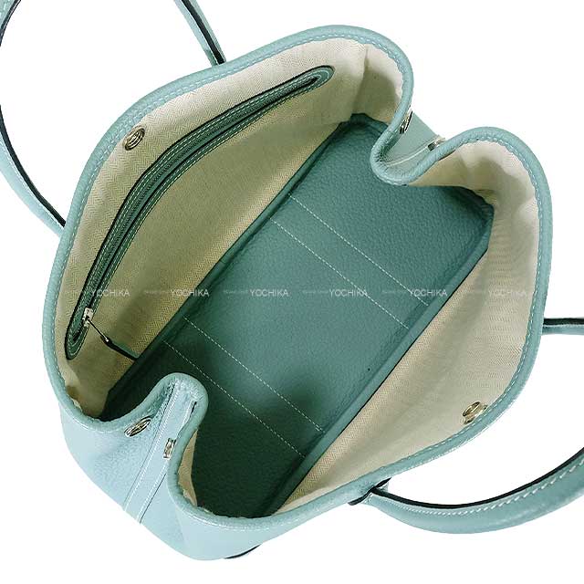 [Pre-loved] HERMES tote bag Garden Party 30 TPM Ciel Vache Country Silver HW Stamp Y[LIKE NEW][Authentic]