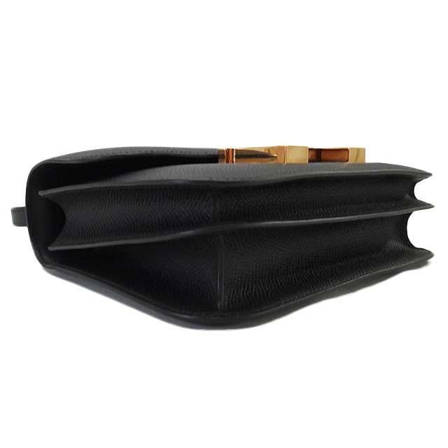 HERMES Shoulder bag Constance 3 18 Miroir Noir (Black) Veau Epsom Rose Gold HW Stamp W[BRAND NEW][Authentic]