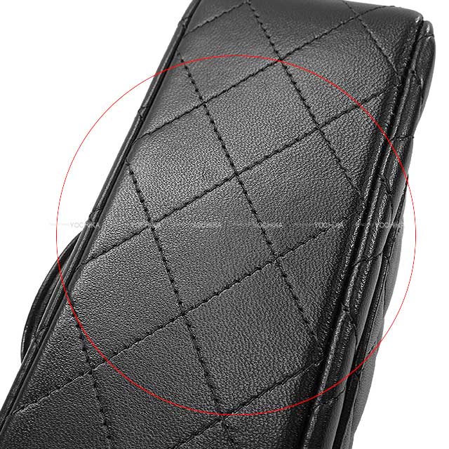 CHANEL Shoulder bag Twilly Matelasse 20 Top Handle mini Flap Chain Noir (Black) Lambskin Black HW AS2431[EXCELLENT][Authentic]