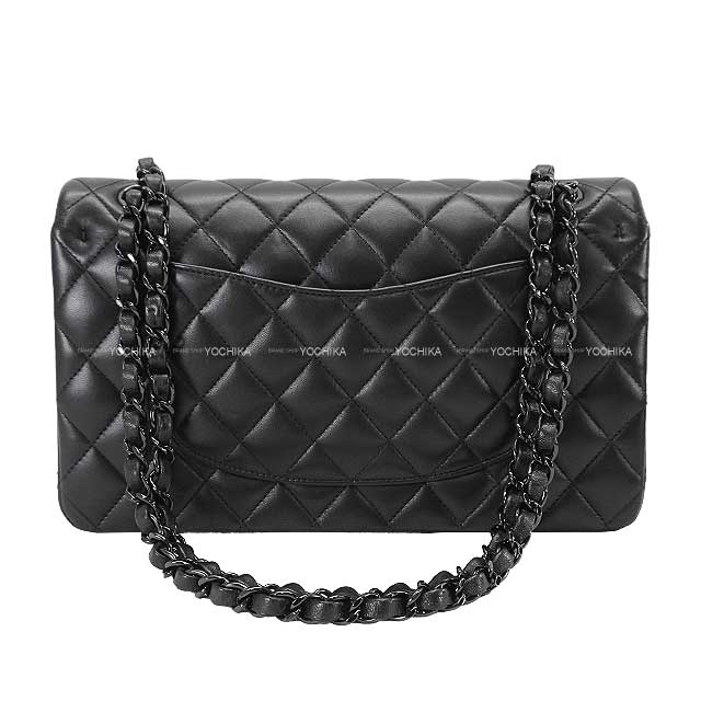 [Pre-loved] CHANEL Shoulder bag Matelasse COCO W Flap So Black Noir (Black) Lambskin Black HW A01112[LIKE NEW][Authentic]