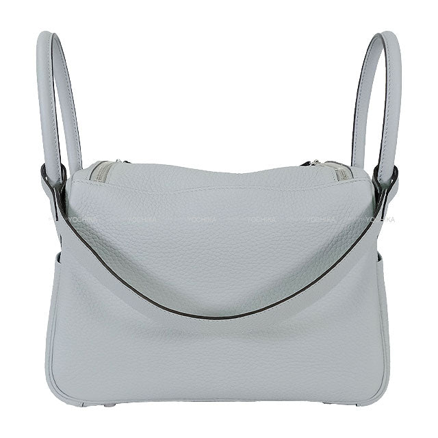 HERMES Shoulder bag Lindy 26 Bleu Glacier Taurillon Clemence Silver HW Stamp W[BRAND NEW][Authentic]